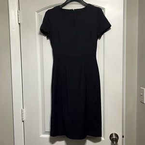 Women’s professional cap sleeve dress, navy